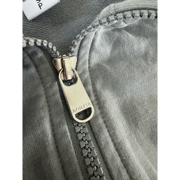 Athleta Romper Gray Retroterry Overall Garment Dye S - Picture 7 of 10